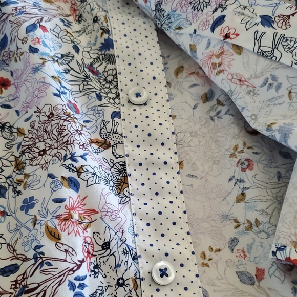 Soul Of London Floral Shirt 16.5 - Picture 6 of 11